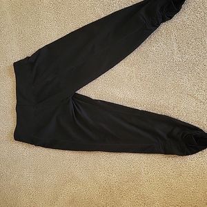 Athleta black crop joggers